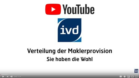 Youtube-Video: Verteilung der Maklerprovision - Sie haben die Wahl